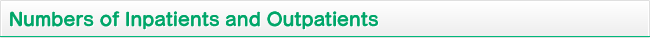 Numbers of Inpatients and Outpatients