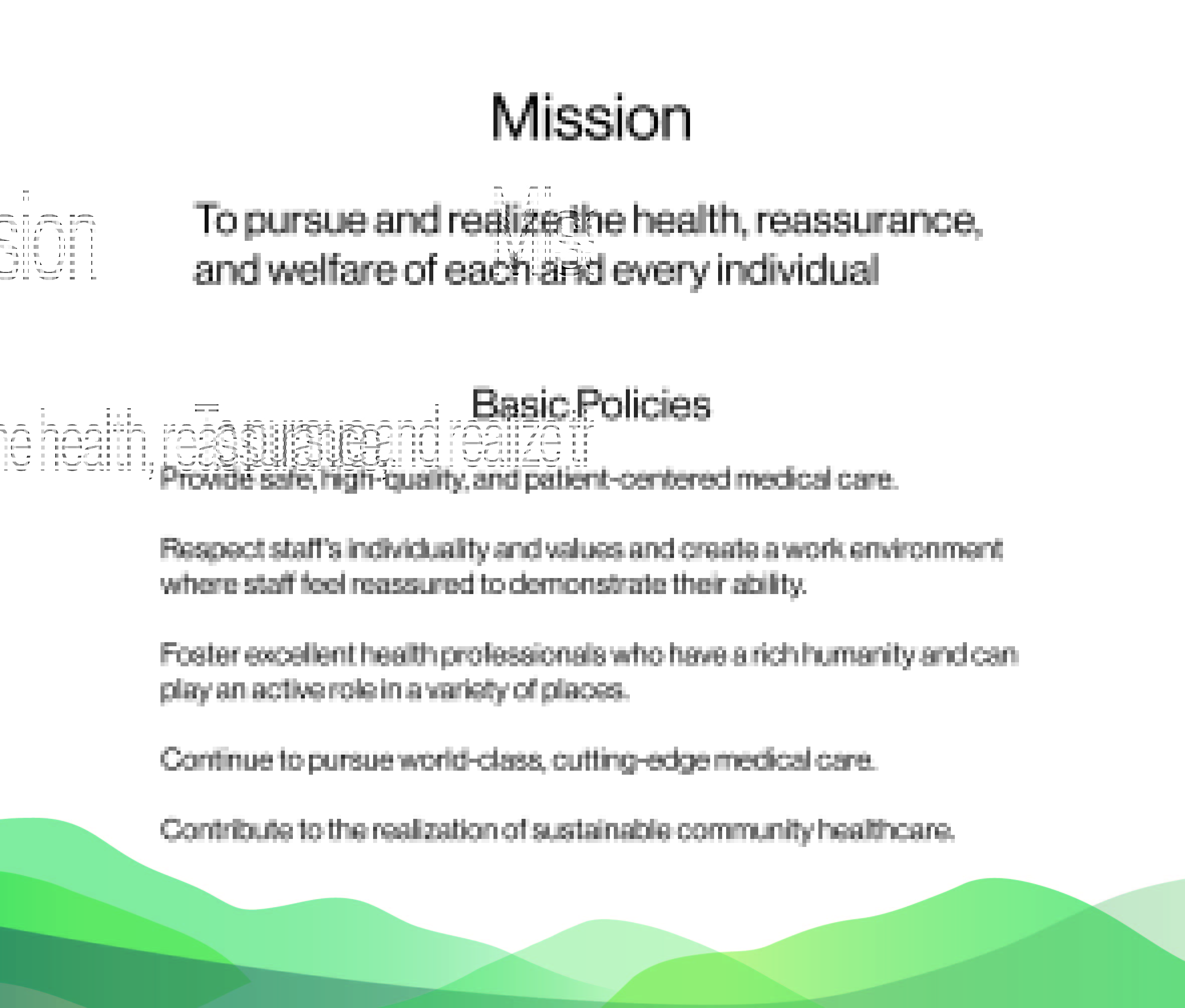 mission and basic policiese
