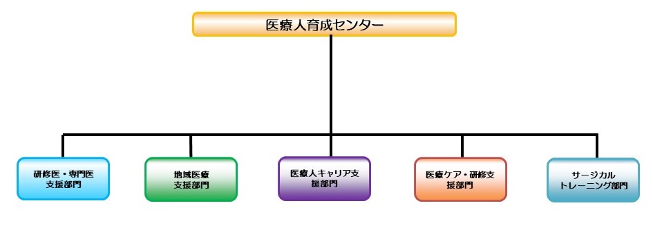 医療人育成センター組織図2024